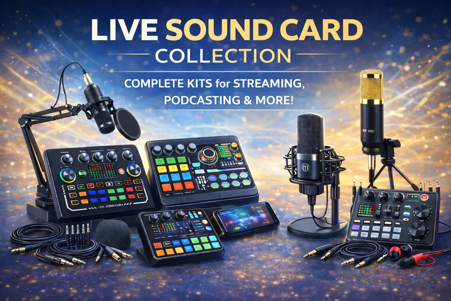 🎤 Packs Carte Son & Micro