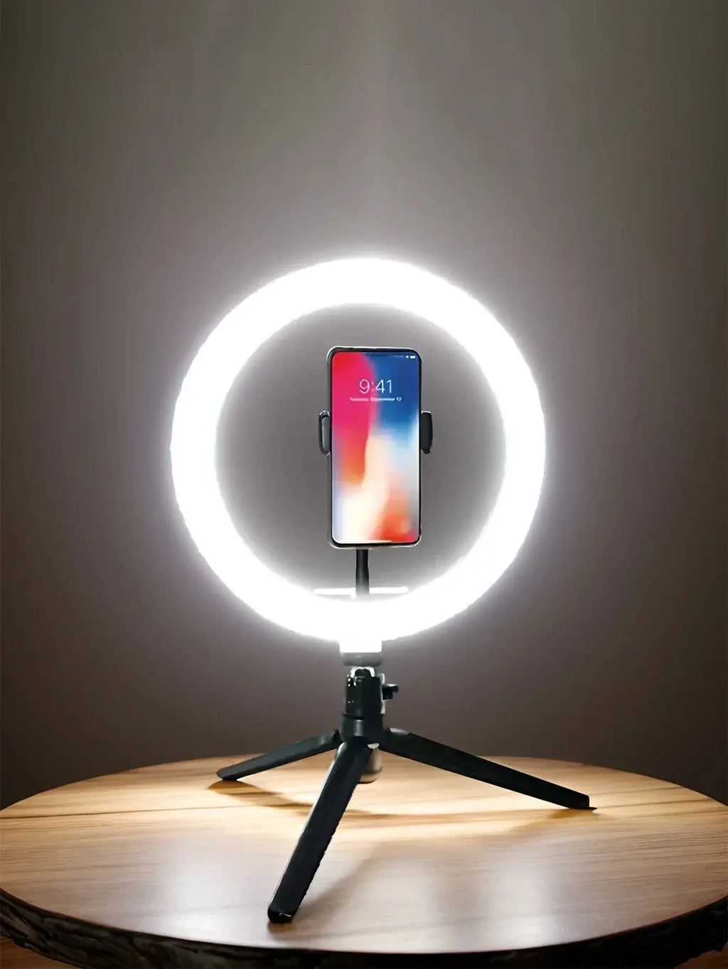 💡 Ring Light LED 26 cm avec Trépied – Éclairage Pro Réglable pour Selfies, Streaming & Création de Contenu Ma boutique