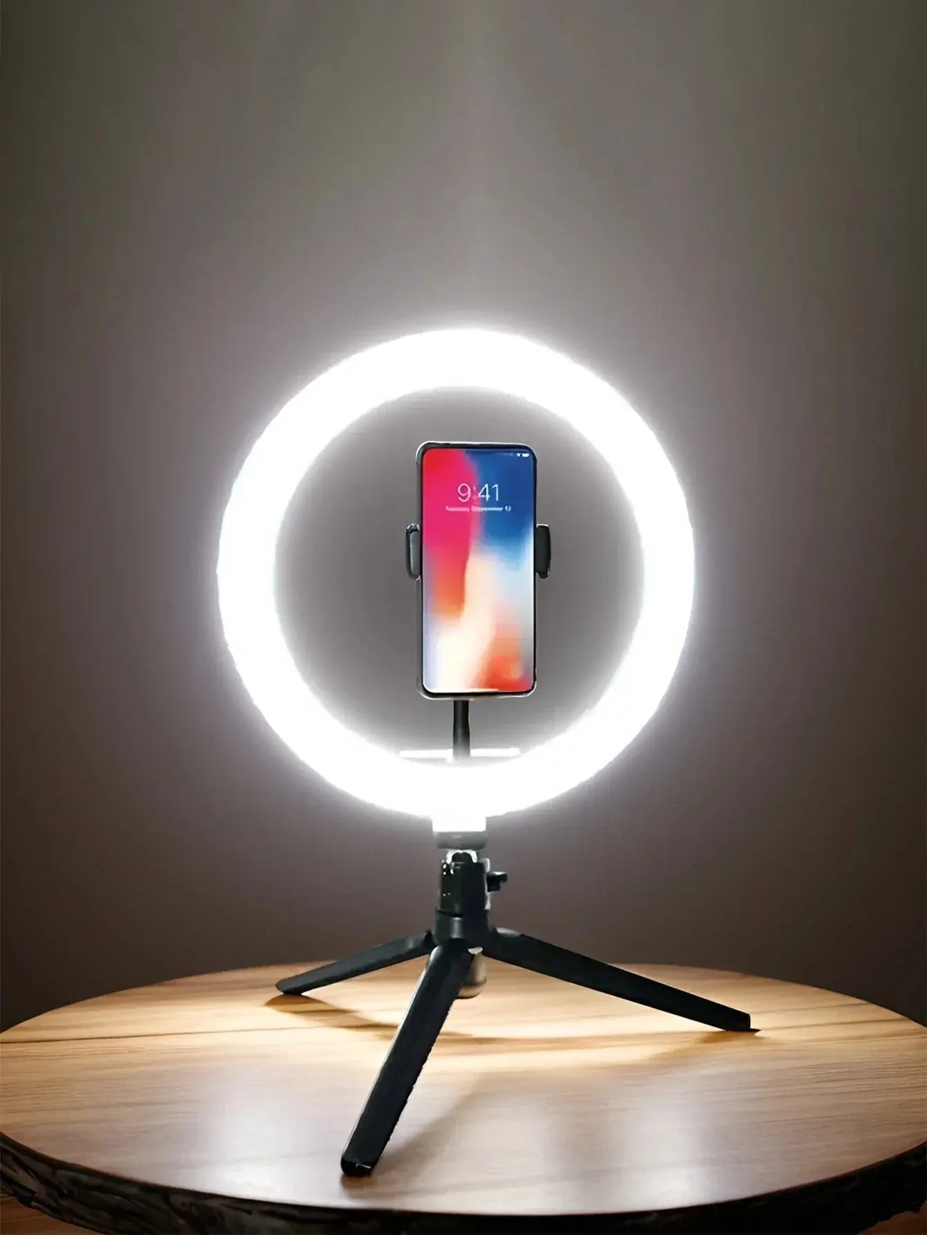 💡 Ring Light LED 26 cm avec Trépied – Éclairage Pro Réglable pour Selfies, Streaming & Création de Contenu Ma boutique