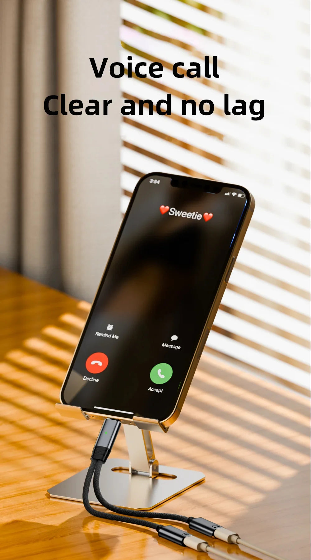 🔌 Adaptateur USB-C 2 en 1 Audio + Charge Rapide 100W PD – Câble Tressé Casque & Recharge Type-C Compatible Android