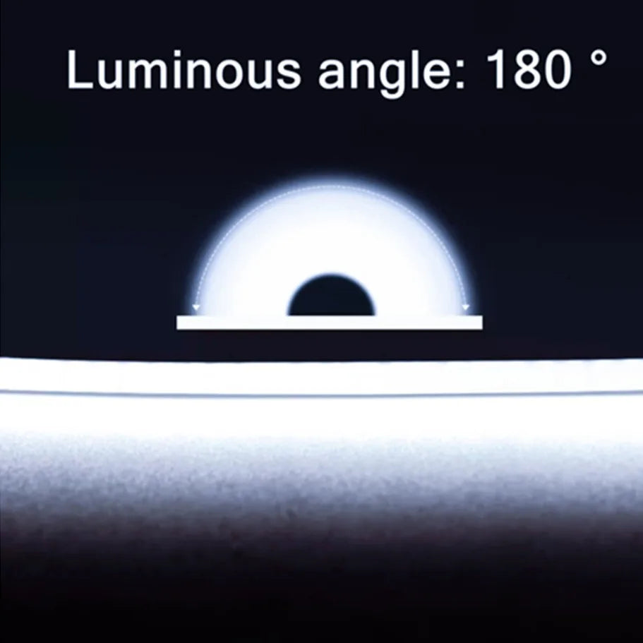 💡 Bande LED COB Ultra Fine 3mm – 400 LED/m | Éclairage Flexible Haute Densité 12V | Décoration Setup Gaming & Maison Studio Light Sound