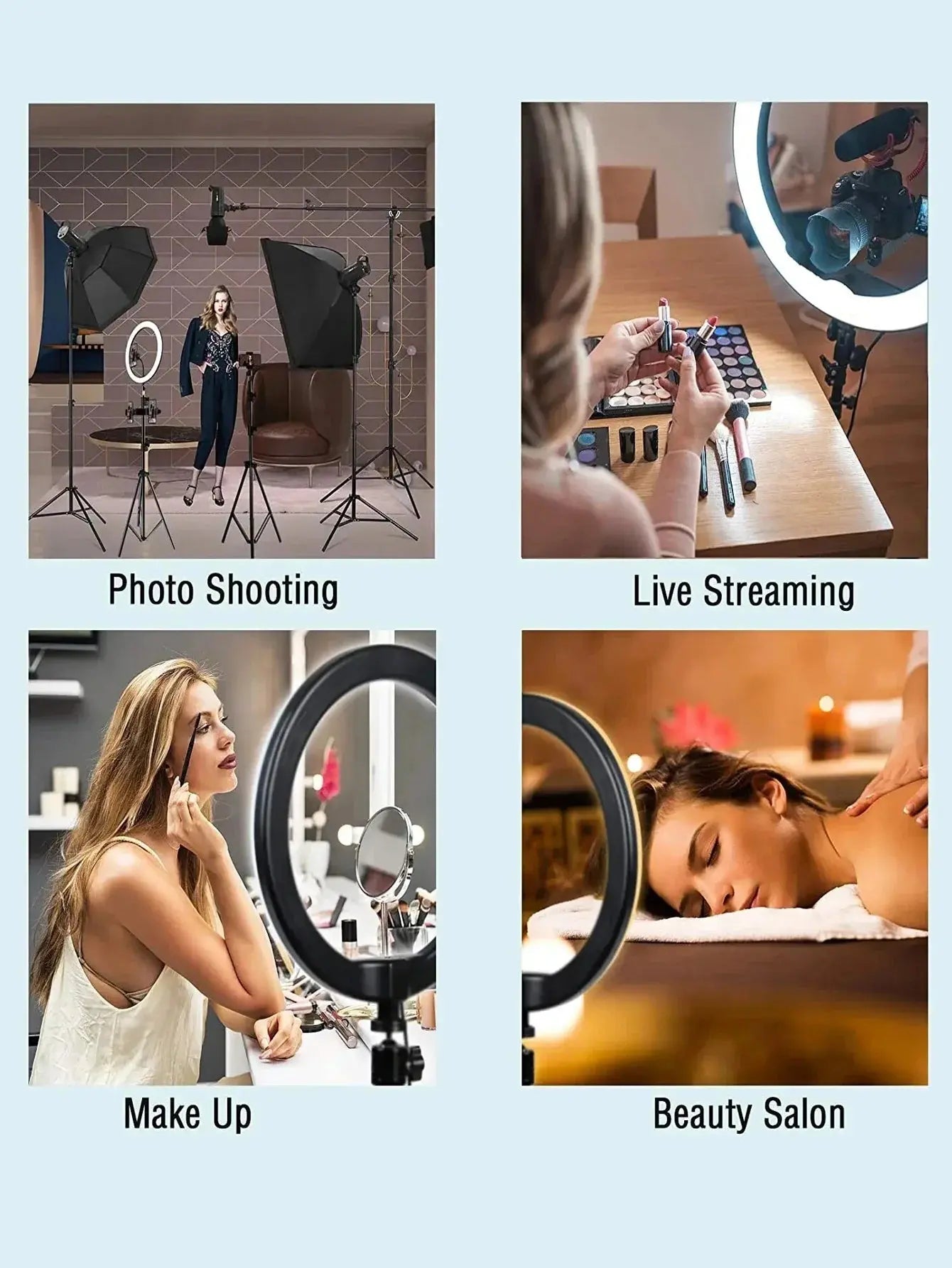 💡 Ring Light LED 26 cm avec Trépied – Éclairage Pro Réglable pour Selfies, Streaming & Création de Contenu Ma boutique