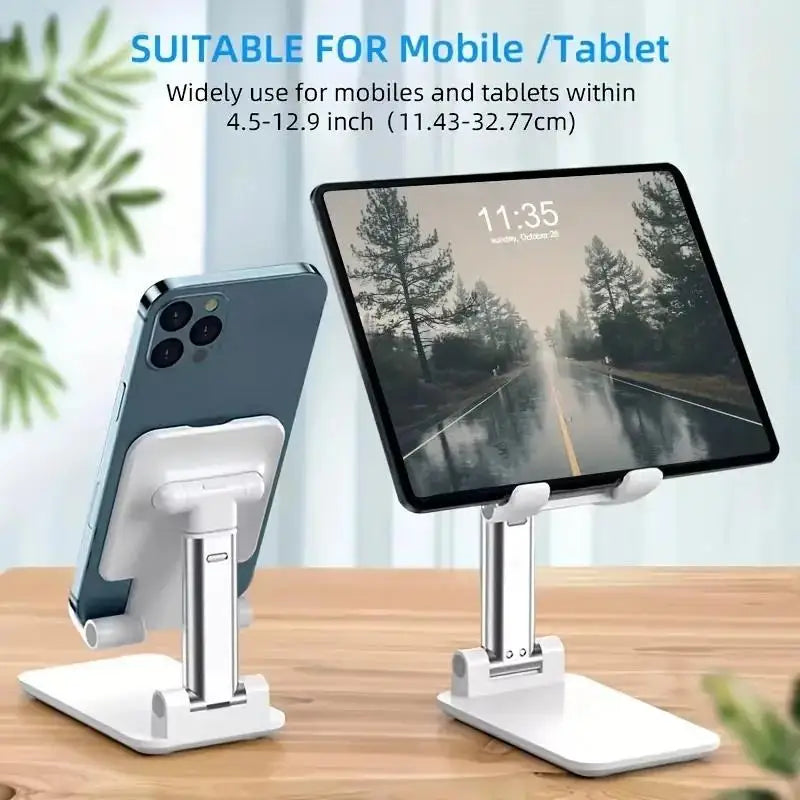 📱 Support Téléphone Pliable Réglable – Support Smartphone & Tablette Universel pour Bureau Studio Light Sound