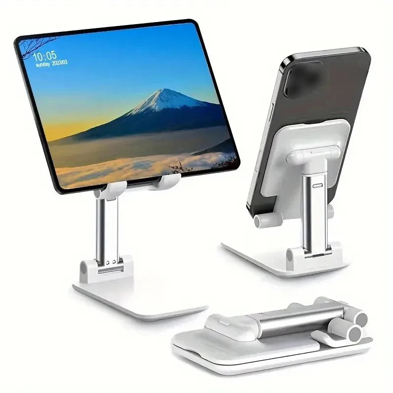 📱 Support Téléphone Pliable Réglable – Support Smartphone & Tablette Universel pour Bureau Studio Light Sound