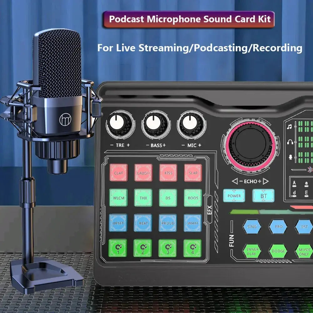 🎙️ ZealSound P300 – Kit Micro Professionnel & Carte Son pour Podcast & Streaming Ma boutique