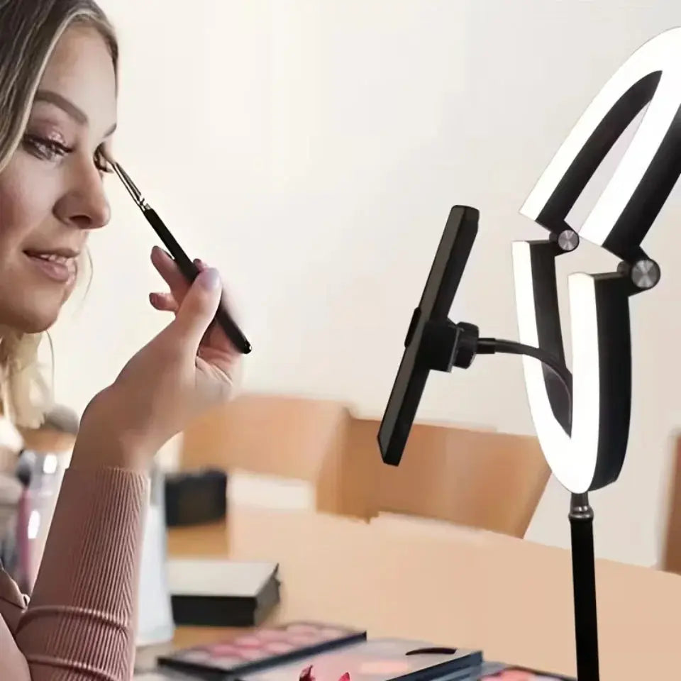 💡 Anneau Lumineux LED 10" Pliable avec Trépied 1,1m – 3 Modes d'Éclairage Réglables Ma boutique