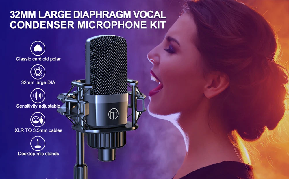 🎙️ ZealSound P300 – Kit Micro Professionnel & Carte Son pour Podcast & Streaming Ma boutique